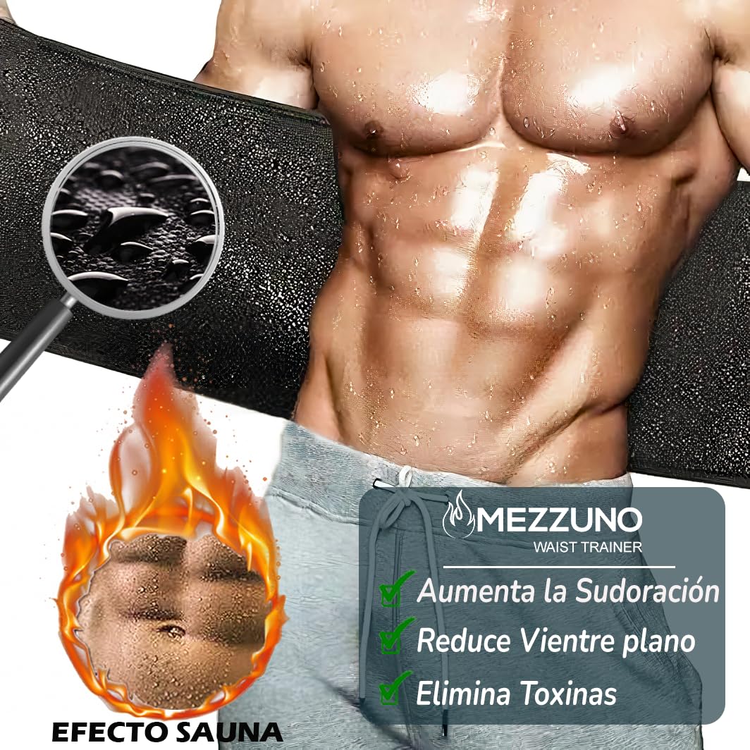 Ceinture de Sudation Homme et Femme Amincissante · Ceinture Ventre Plat Homme · Effet Sauna · Ceinture Abdominale en Néoprène Ajustable sans Latex ·