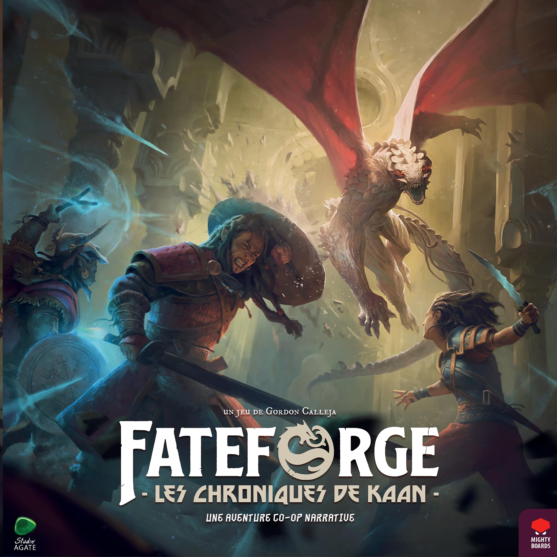 Don't Panic Games | Fateforge : Les Chroniques de Kaan - Le Choc des Immortels (Extension) | Jeu de société | À partir de 14 Ans | 1 à 4 Joueurs | 60 Minutes