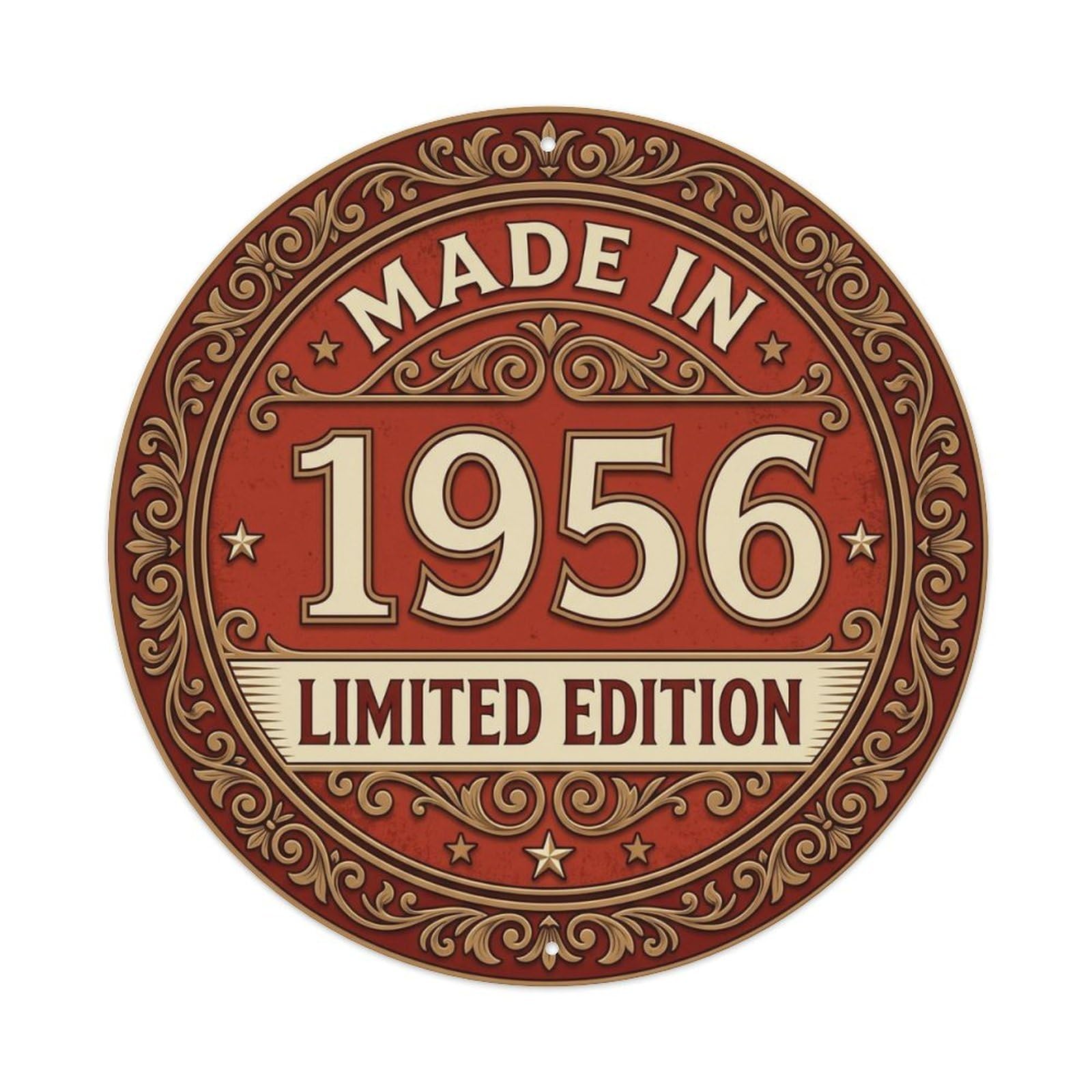 Okahys 8X8inch(20X20cm) Made In 1956 Limited Edition Metal Tin Sign