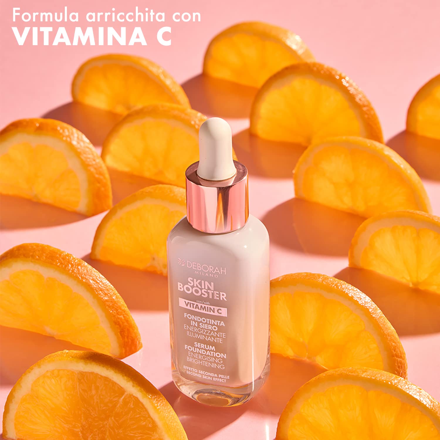Deborah Milano - Skin Booster Fondotinta in Siero SPF 15, N.4 Medium Beige, Energizzante e Illuminante, con Vitamina C, 30 ml image 3