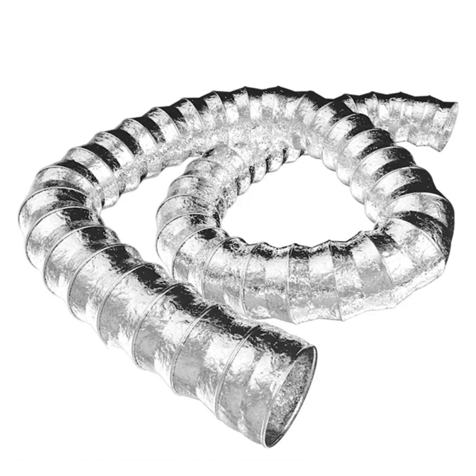 HWEIH Manguera de papel de aluminio, diámetro interior de 80mm, tubo Flexible de 1/3/6 metros, conducto de ventilación, manguera de ventilación, campana secadora, conducto de escape(6m)