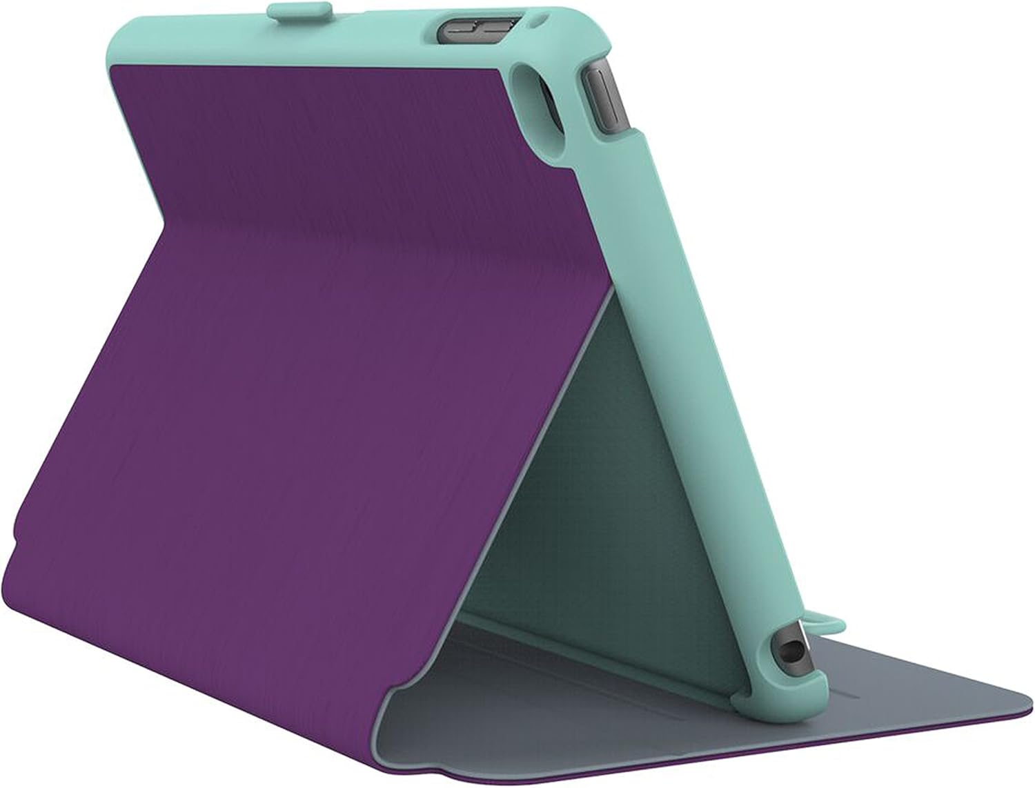 Speck Products StyleFolio Case and Stand for iPad mini 4, Acai Purple/Aloe Green (71805-C256)