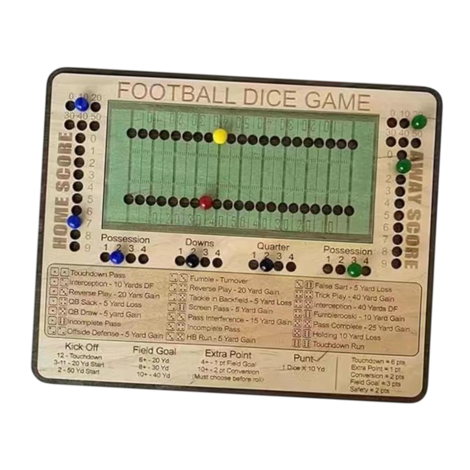 Milageto Juego de Mesa de Fútbol, ​​Juegos de Dados, Educación Infantil, Juego Familiar, Juguete Interactivo para Niños.