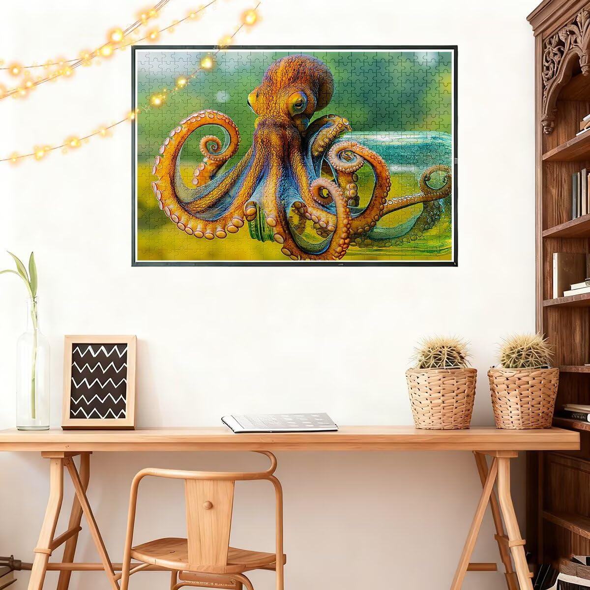 Puzzle 5000 Sztuk Zwierzęta Puzzle Ośmiornica Wymiary 156 x 105 cm Puzzle Dla Dorosłych Kreatywna Rozrywka, Śmieszne Klasyczne Puzzle Zabawki Edukacyjne Oryginalne Prezenty Dla Kobiet J-54