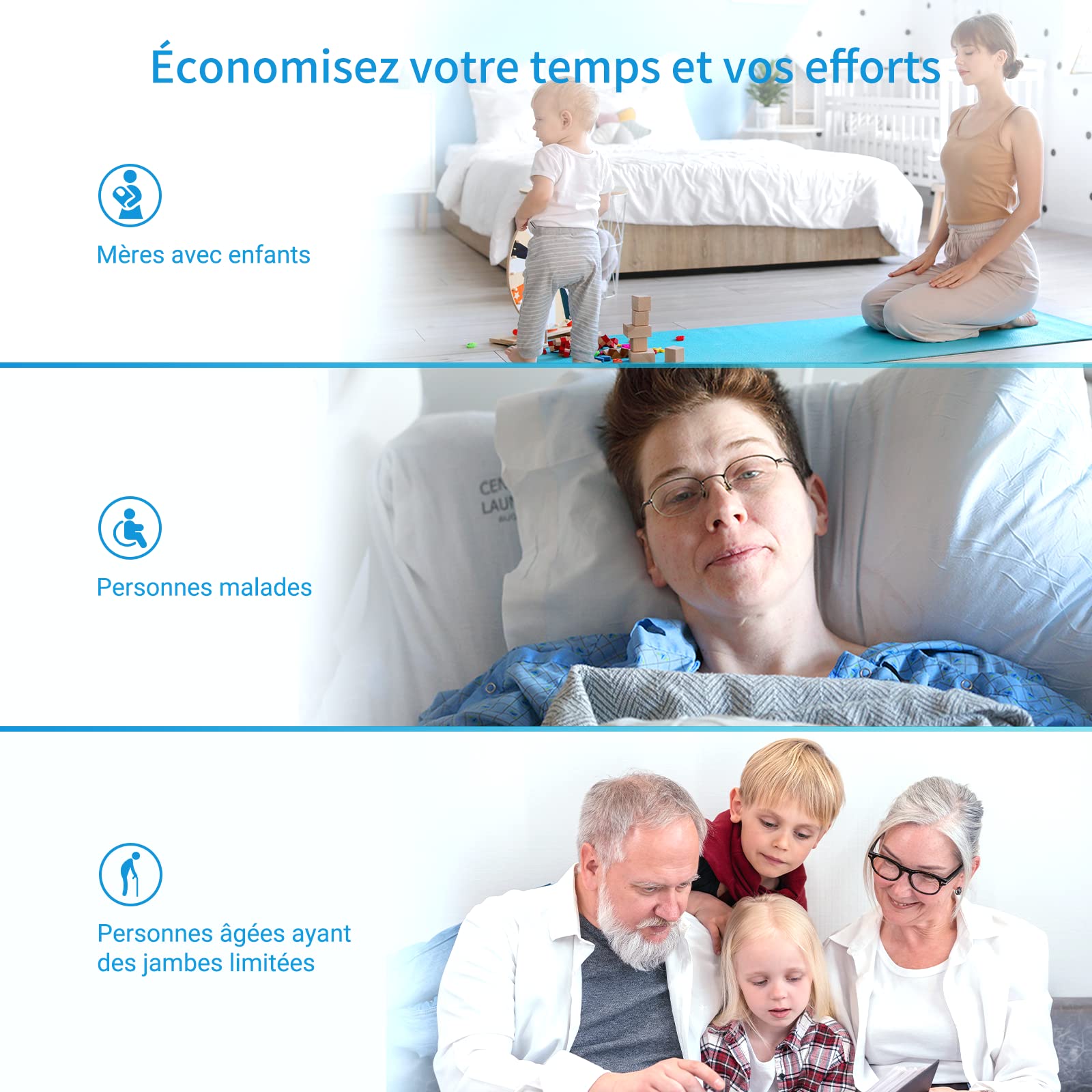 Prise Telecommande sans Fil 3000 W, SURNICE Intelligente Prises Télécommandées Programmable pour Décoration de Vacances, Portée de 80 M, All On/Off, Blanc