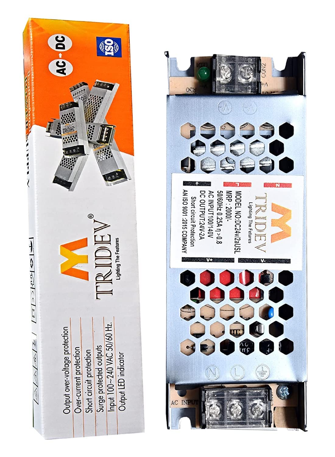 See full amazon price history chart for My TRIDEV Ultra-Thin 24V 2A 48W AC 100V-240V to DC 24Volt Switching Power Supply Universal Regulated Transformer for LED Strip Lights, CCTV, Radio, Computer Project My TRIDEV Ultra-Thin 24V 2A 48W AC 100V-240V to DC 24Volt Switching Power Supply Universal Regulated Transformer for LED Strip Lights, CCTV, Radio, Computer Project (B0BDSV7XDL) Amazon Price History, Amazon Price Tracker