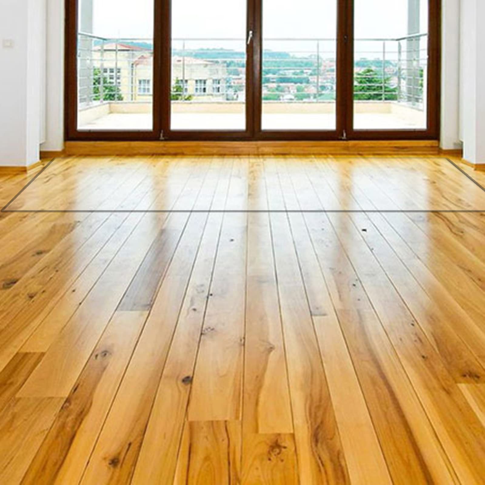 Protection de sol en vinyle – Tapis de sol dur et de salon antidérapant à poils courts 71 à 457 cm pour la maison et le bureau
