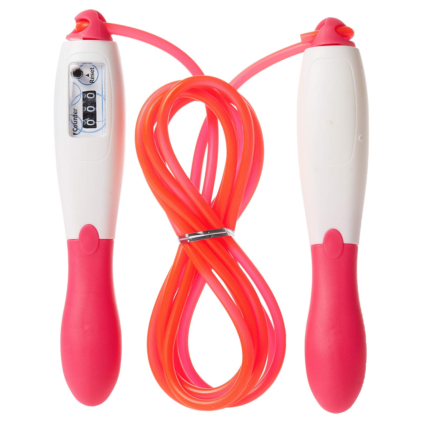 Top SportingDigital Skipping Rope Fitness Exercise Plastic with Counter - Red