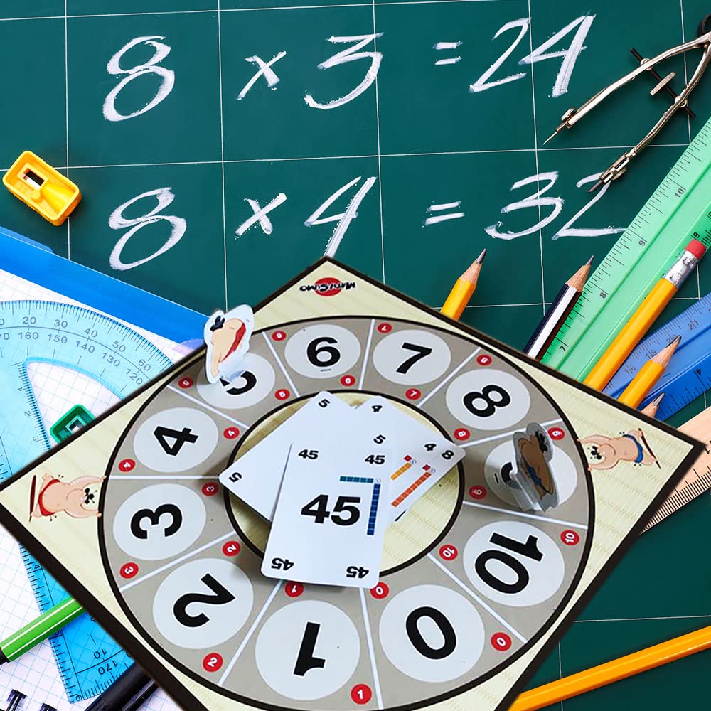 Editions - MathSumo - Jeu de Société Éducatif pour Apprendre Les Tables de Multiplication - Dès 7 Ans (Lot de 2)