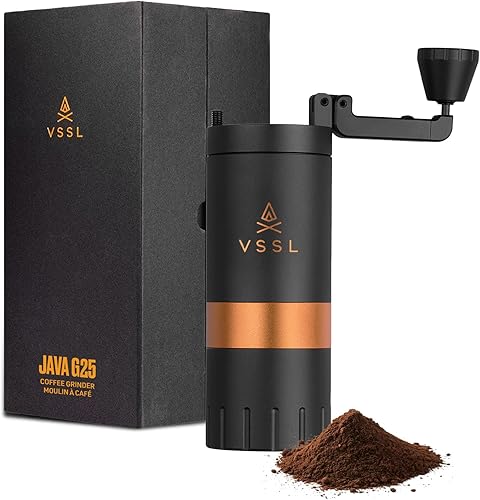 VSSL Molinillo de café manual Java G25  Café para acampar  Molinillo de granos  Viaje vertido sobre  Fresa cónica de acero inoxidable   Capacidad de disponible en Yaxa Colombia