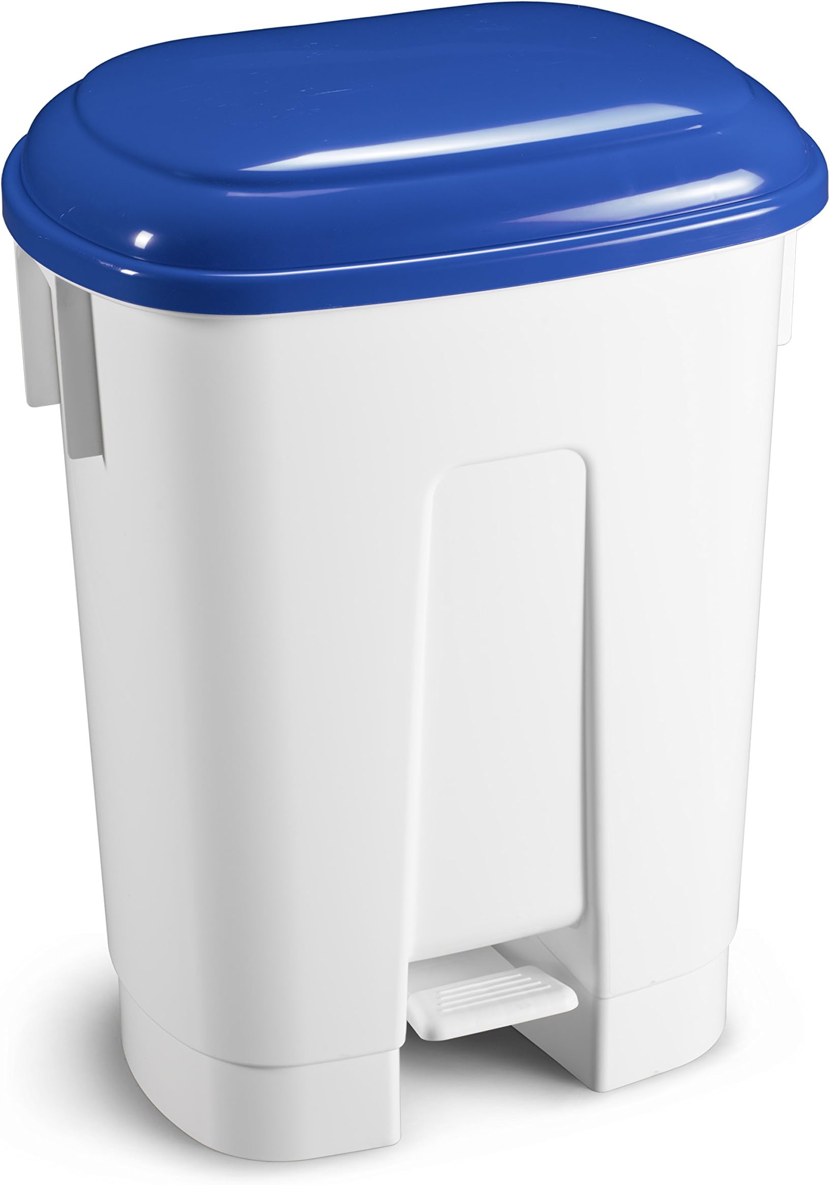 00005692 Derby Polypropylene Container, Cover, Blue, 60 Litres White