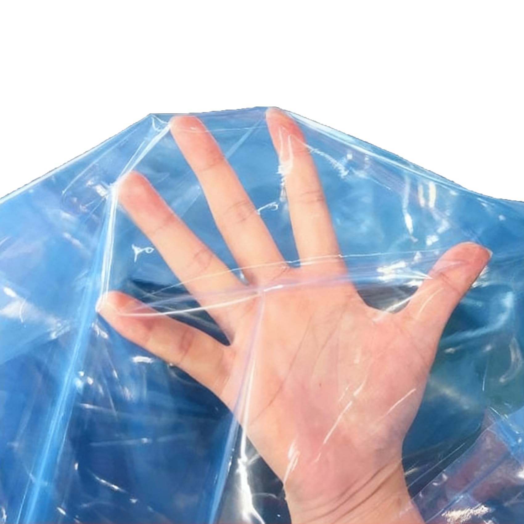 Folia Szkółkarska z Polietylenu - UV Stabilizowana i Odporna na Rozdarcie - Do Ochrony Tunelu Roślinnego, Szklarni, Ogrodu i Użytku Rolniczego(Size:12S-4 * 30m,Color:Jasnoniebieski-PO)