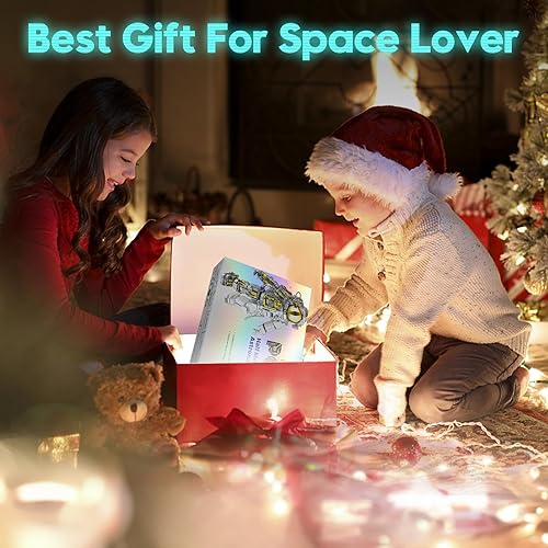 Miniatura 7 de okk Juego de construcción de astronauta de exploración espacial, bloques de construcción de astronautas para niños, juguete espacial coleccionable