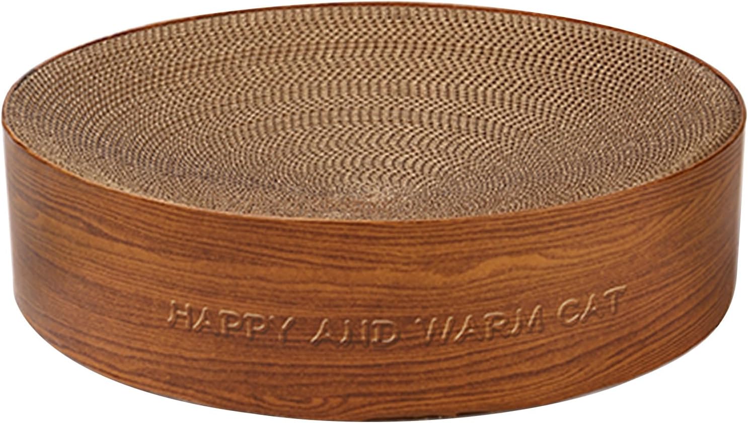 COSOWO Round Cat Scratcher Bowl, 2 in 1 Cat Scratch