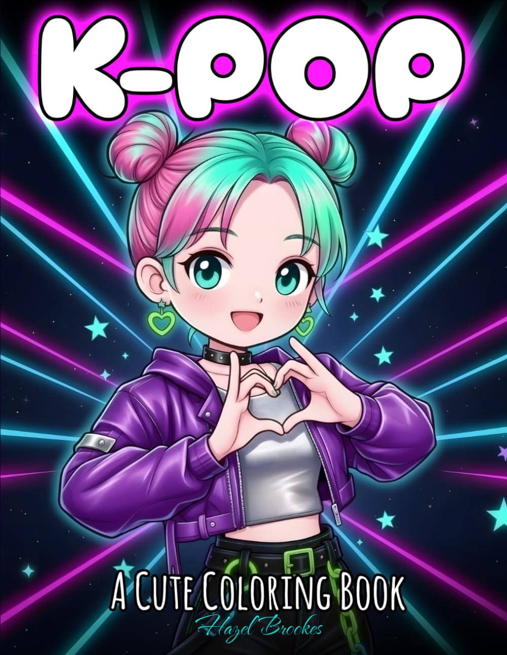 K-Pop: A Cute Coloring Book with Adorable Idols Inspired by the Global Pop Phenomenon (Cute K-Pop Coloring)