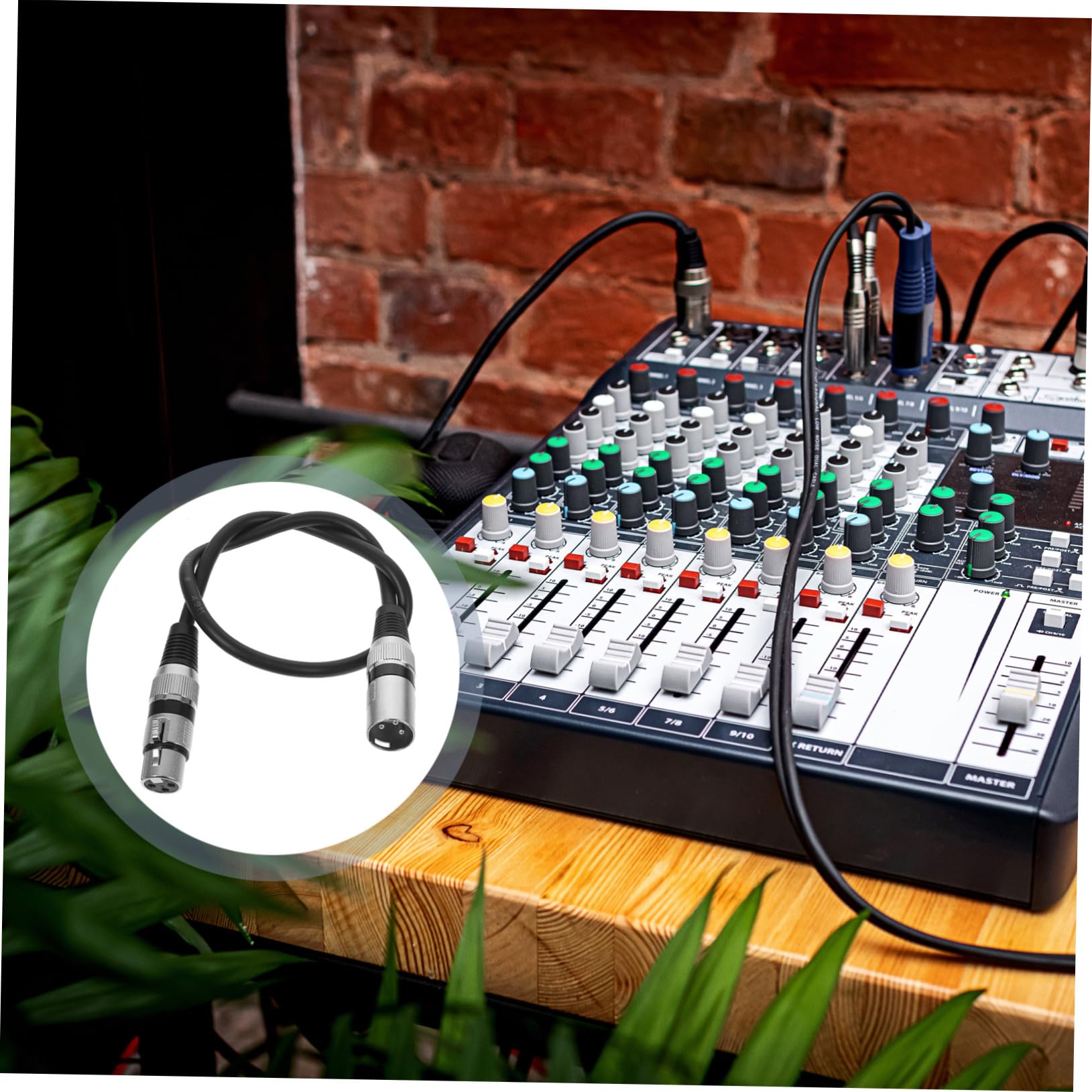 VICASKY 6piezas Cable Xlr Macho Hembra para Micrófono Unidades de Longitud Cable de Micrófono de Pines para Ktv y Sistemas de Sonido Profesional