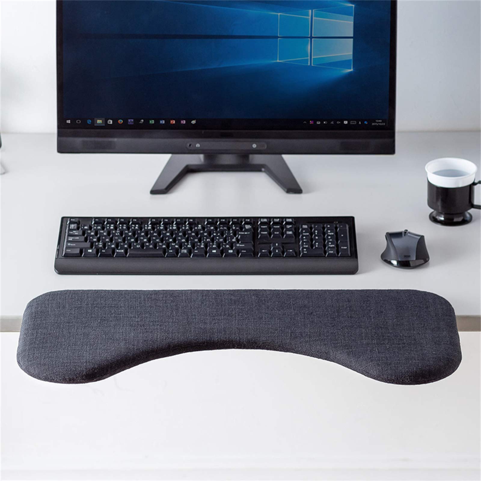 Clavier Repose-Poignet Pad Et Souris Support Repose-Poignet Ergonomique, Kit De Repose-Poignets pour Souris/Clavier Anti-dérapant Accessoires pour Ordinateur Et Ordinateur Portable