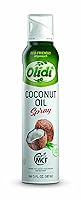 Vista 1 de Aceite de coco Olidi de 5 onzas, 100% puro en aerosol, perfecto para aperitivos saludables Keto, hornear, asar, condimentar o cocinar, nuestra