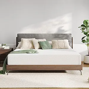 Novilla Mattress, 12 Inch Queen Size Memory Foam with Comfort for Pressure Relief & Cool Fresh Sleep,Removable Washable Cover, Medium Firm