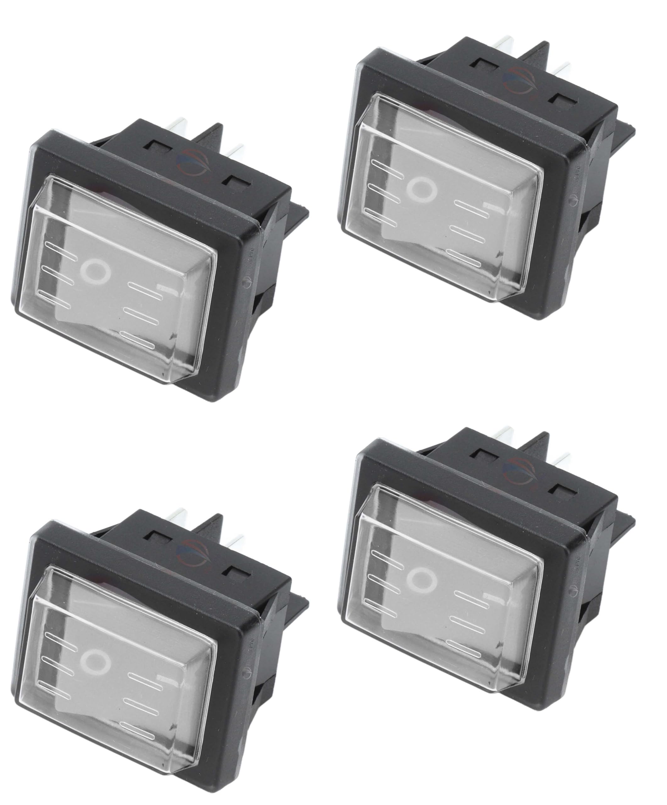Mass Pro ON-Off 4 Pin Rocker Boat Switch,30AMP 125VAC/250VAC Welder Welding Machine 4-Pin Boat Type ON/Off Rocker Switch T85/55 IE4,IP55 Waterproof and Dustproof (Pack Of 4 Pcs) (B0CQRLX4SP) Amazon Price History, Amazon Price Tracker