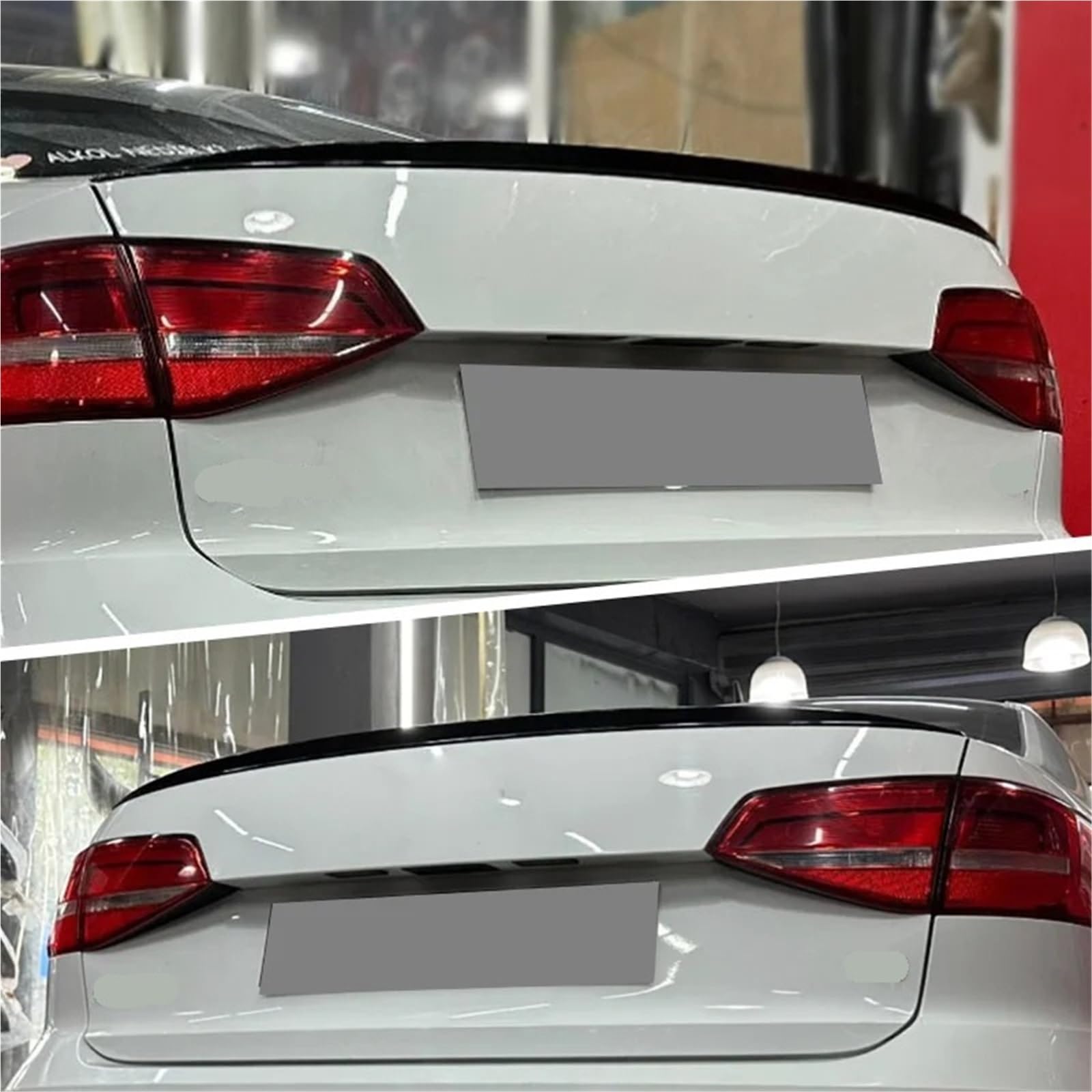 Für Jetta Mk6 2011 2012 2013 2014 2015 2016 2017 2018 Hinten Stamm Lip Flügel. Aufpralllippe Karosserielippe