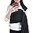 Vlokup Ring Sling Baby Carrier, Soft Cotton Baby Sling Carrier Newborn to Toddler, Baby Wrap Carrier for Plus Size Parents, Perfect Shower Gift, Black