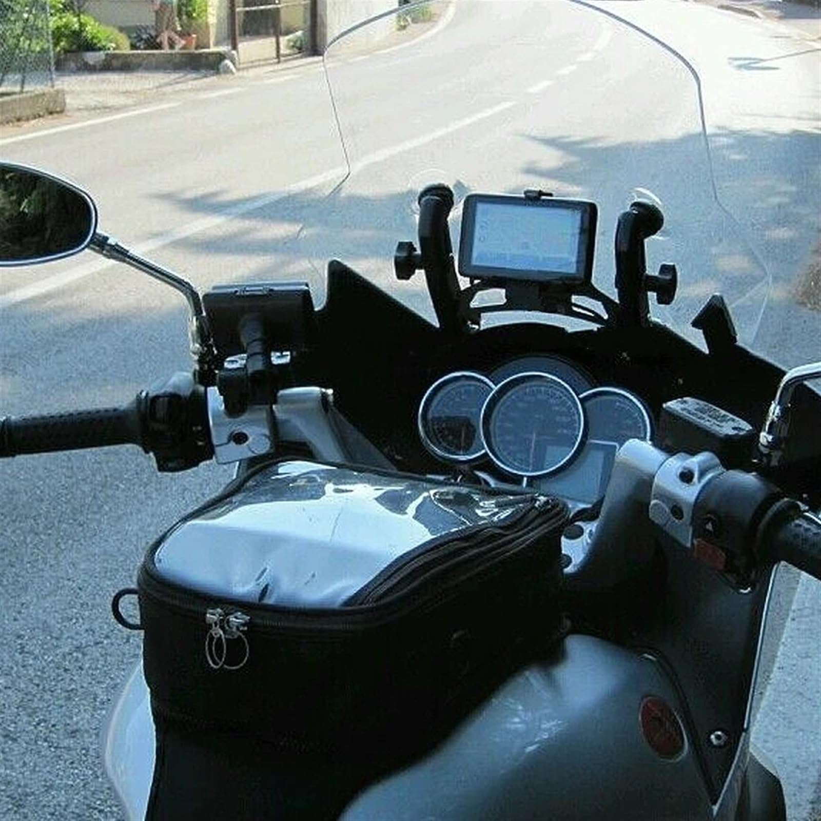 Support Navigation Moto pour Guzzi pour Norge 1200 GT Upport Navigation GPS Smartphone Support Chargement USB Pare-Brise Moto(BC)