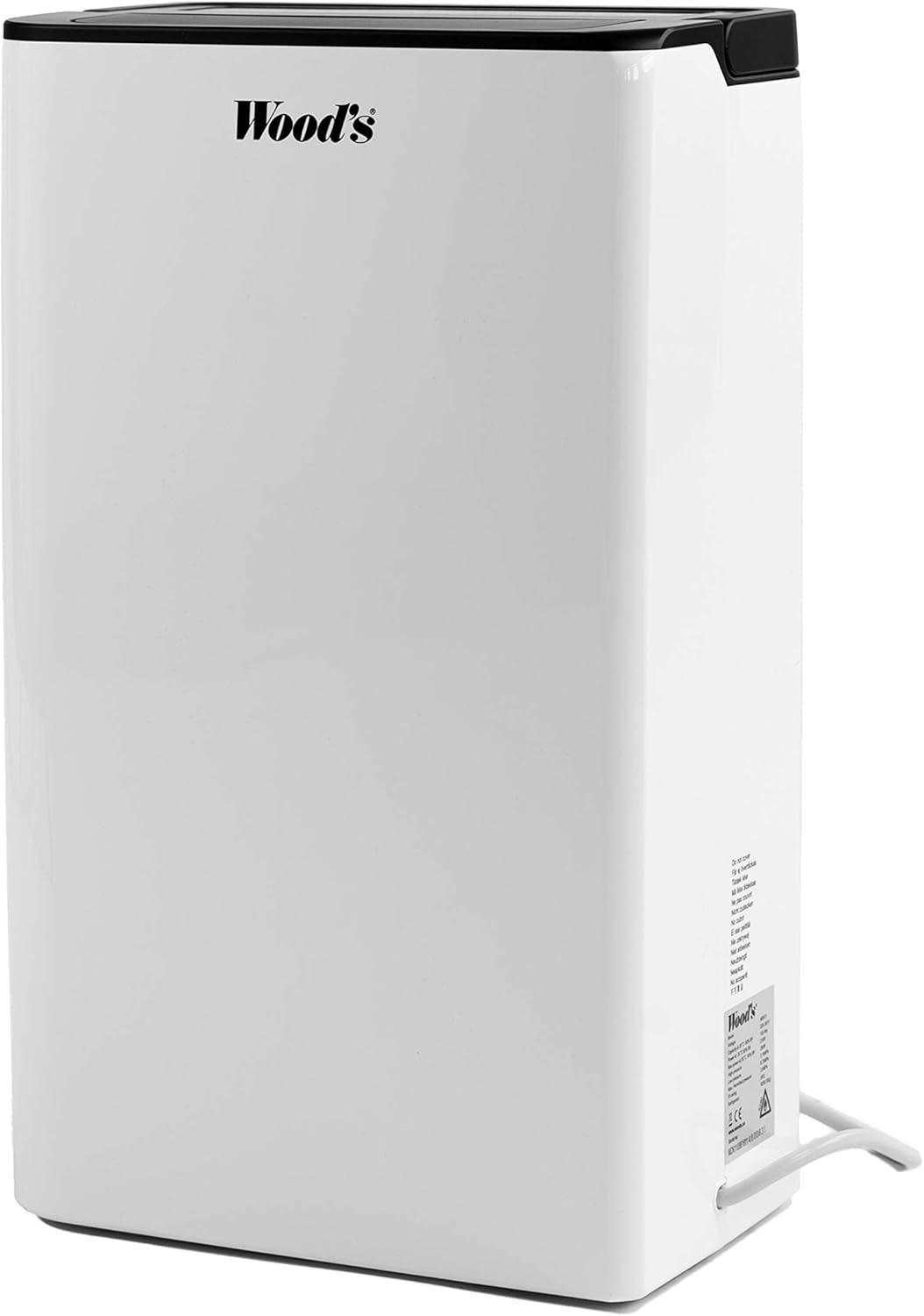 WOOD'S MDK11 Air Dehumidifier with Drainage Hose, 10L Compact De