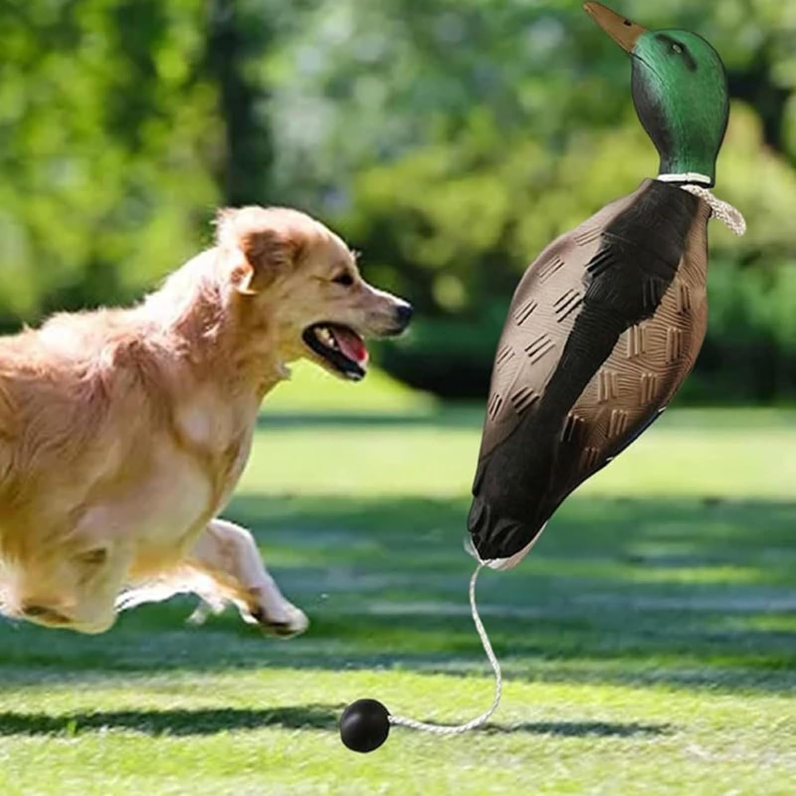 Dummy Anatra Cane Training Retrieve Ciuccio resistente all'usura e al morso, impermeabile e galleggiante, robusto e durevole, adatto per la formazione di cuccioli o cani da caccia adulti