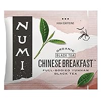 Vista 9 de Numi Té Earl Grey envejecido orgánico, 100 bolsitas de té, té negro con naranja bergamota, cafeína