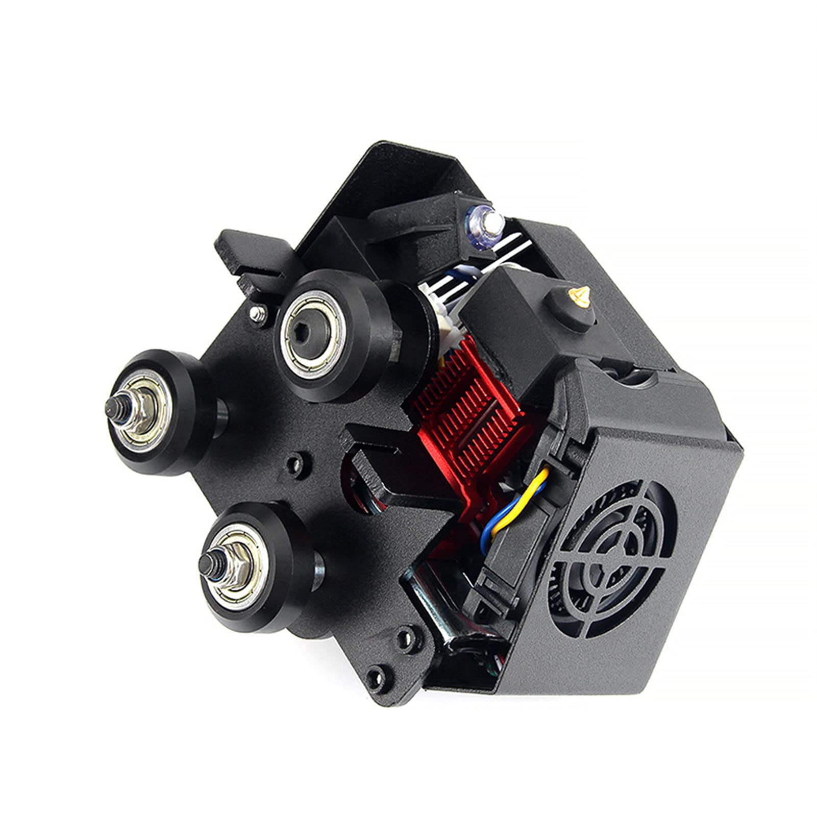 Druckerteile Zusammengebautes Full Extruded Hotend Kit für CR-6 SE Drucker Extruder Düsenkit Starre 3D Drucker Düsenzubehör Ersatzteile (Farbe : Schwarz) (Color : Black)