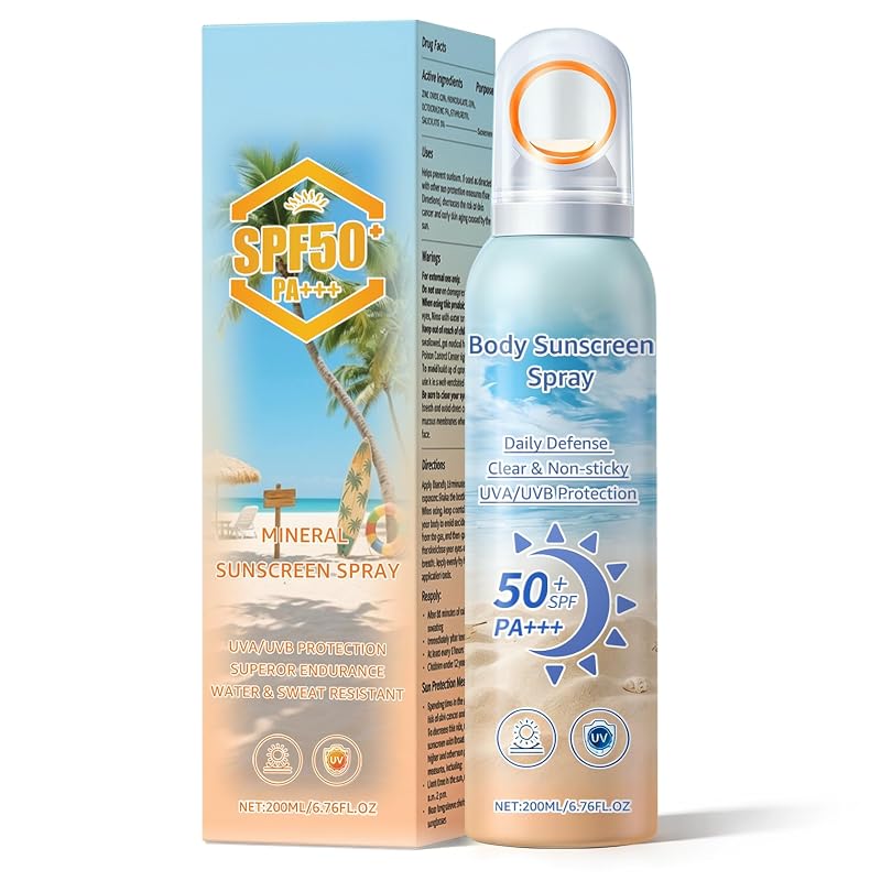 Protetor solar mineral em spray CAHIUYOA FPS 50, 200 mL