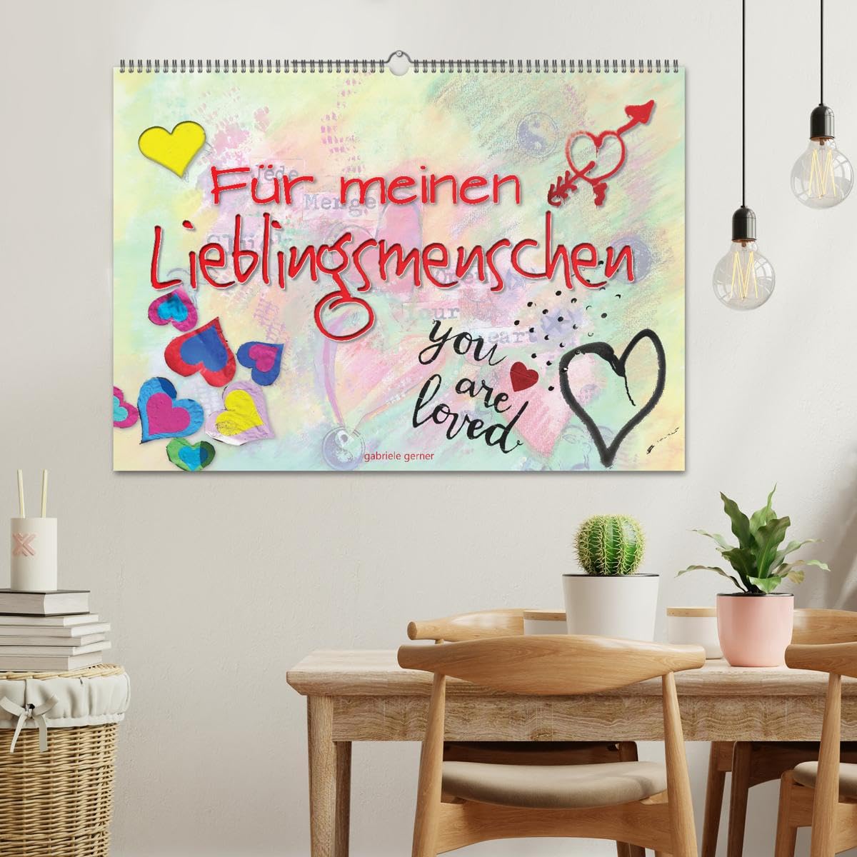 Für meinen Lieblingsmenschen (Wandkalender 2026 DIN A2 quer), CALVENDO Monatskalender: Das perfekte und besondere Geschenk für Deine Liebste oder Deinen Liebsten! (CALVENDO Menschen)