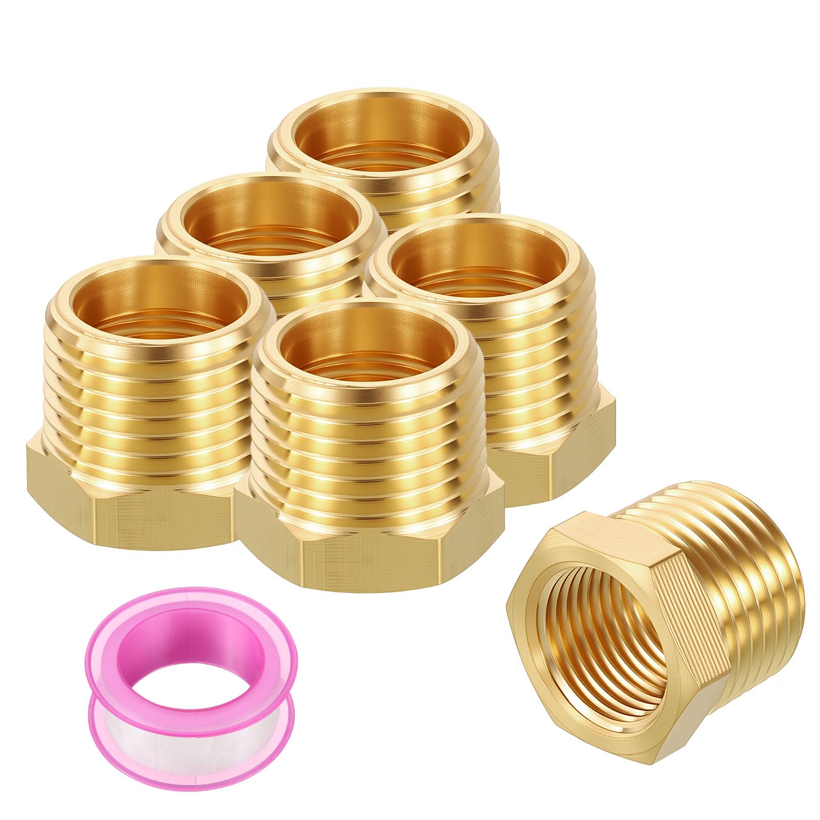 Adaptateur 1/2" NPT mâle x 3/8" femelle raccord industriel traitement de l'eau