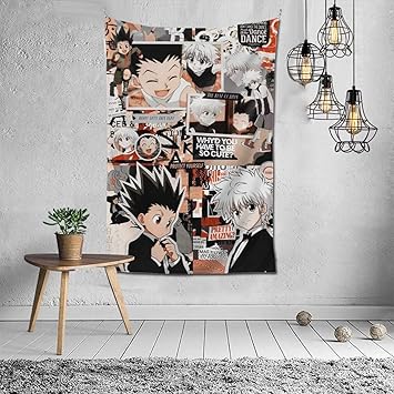 Amazon Co Jp アニメ ハンター ハンター キルア ゾルディック ゴン フリークス 研究室の寝室のためのかわいいタペストリー壁掛けユニークなデザイン アート タペストリー ホーム キッチン Amazon Co Jp アニメ ハンター ハンター キルア ゾルディック ゴン フリークス 研究室の寝室のためのかわいいタペストリー壁掛けユニークなデザイン アート タペストリー ホーム キッチン