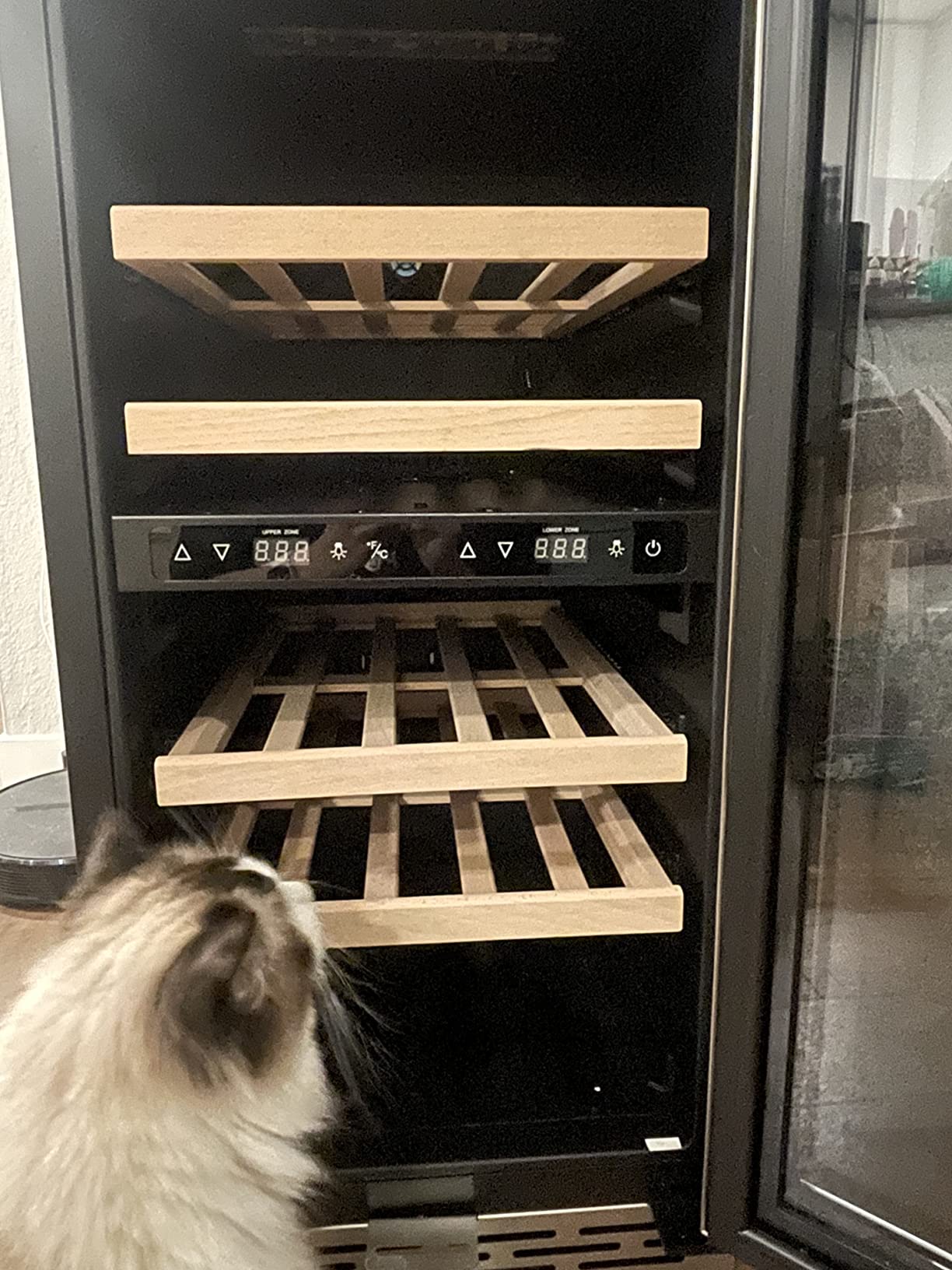 49/mo Finance VINERIE Elegant 15 Inch Wine Cooler Refrigerators, 30