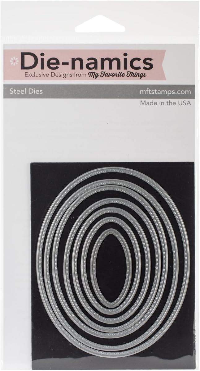 My Favorite Things Die-Namics STAX Dies, Stitched Oval