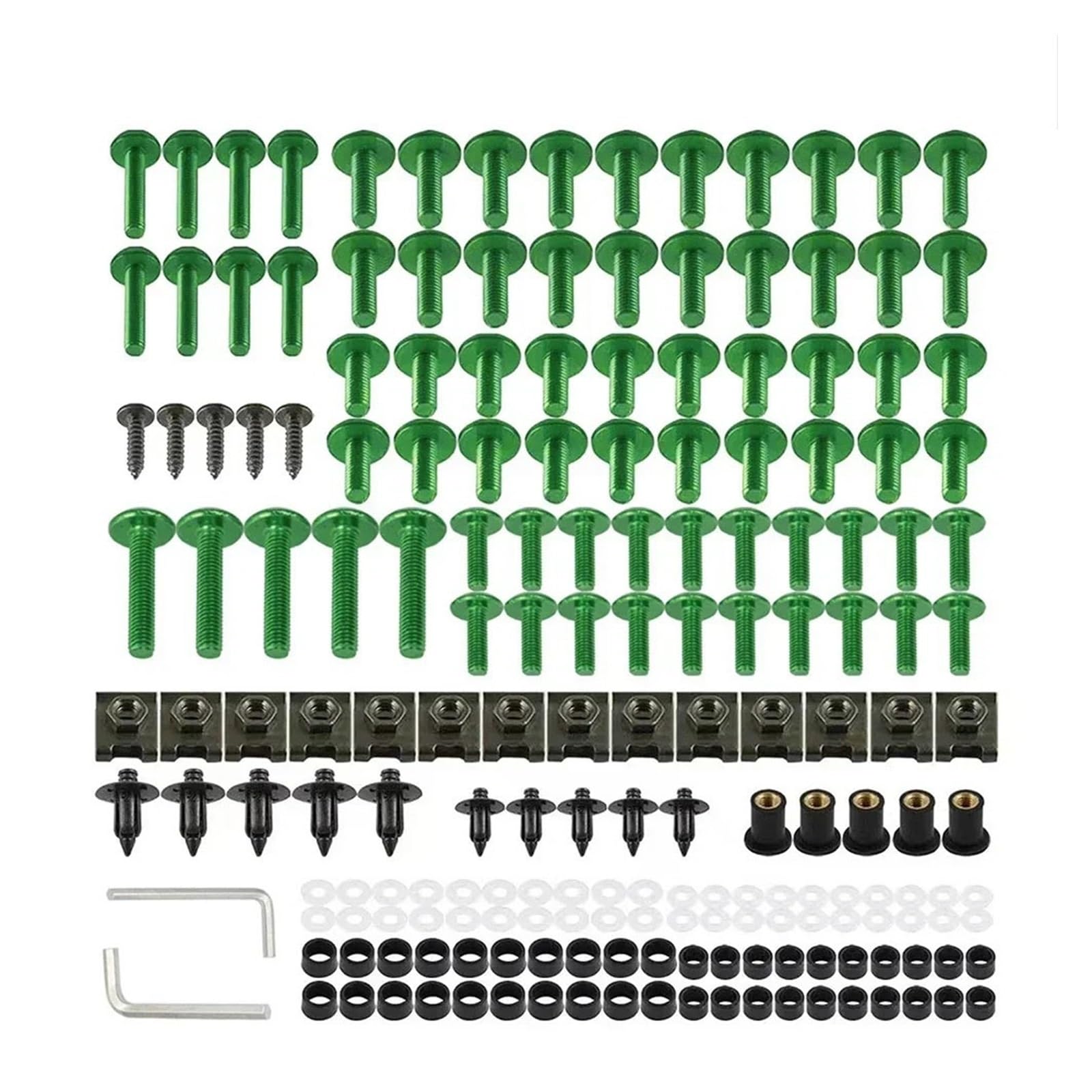 Viti carena moto Per TMAX 500 530 MT07 MT09 FZ1 FZ6 R1 R6 R15 195 PZ Kit Bulloni Dadi Carenatura Moto Clip Di Fissaggio Corpo Vite Dadi Auto | Ee
