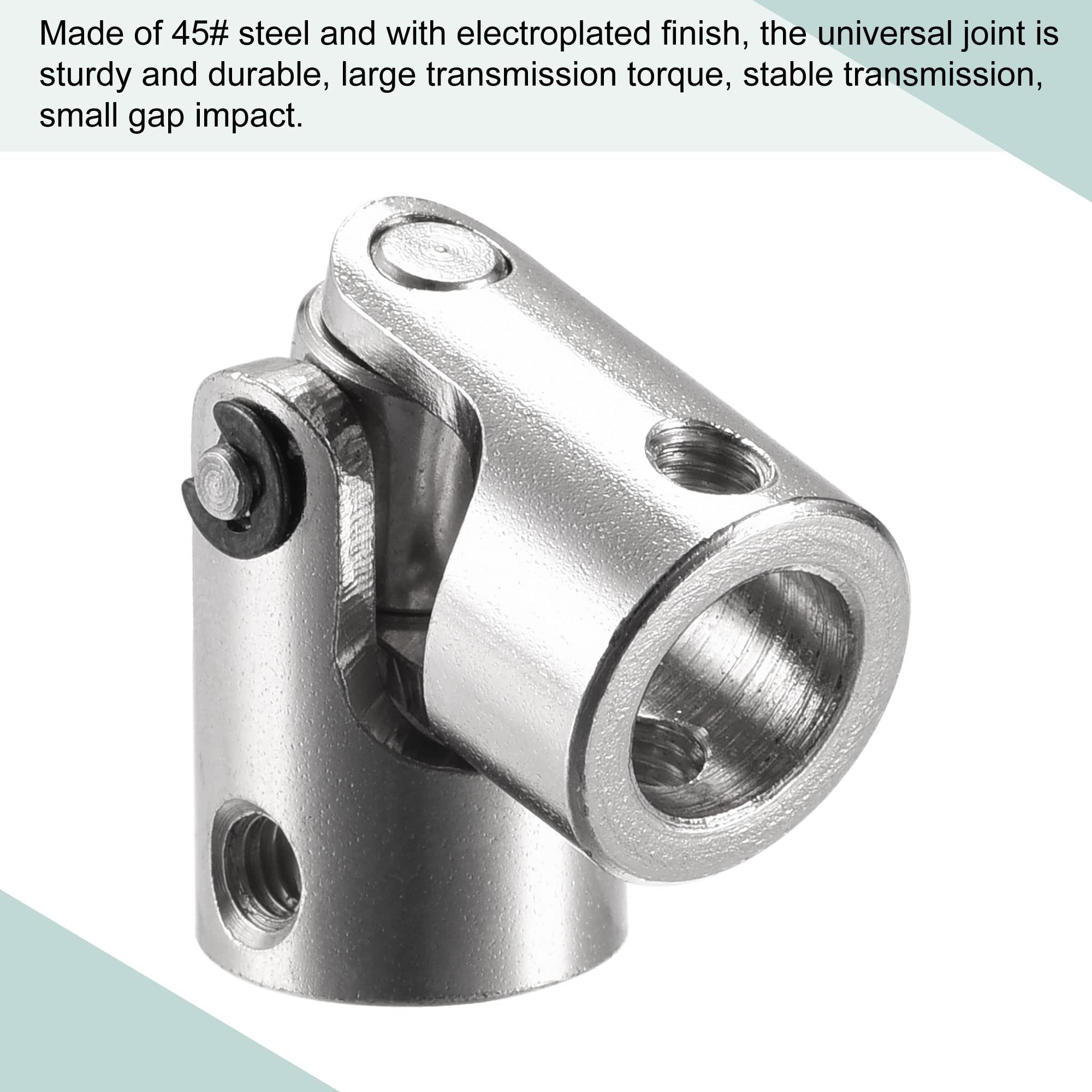 Sourcing Map Swivel Universal Joint Shaft Coupling 5 Mm To 8 Mm Internal Diameter L35 X D14 With Screws And Wrench For RC Model - View #13