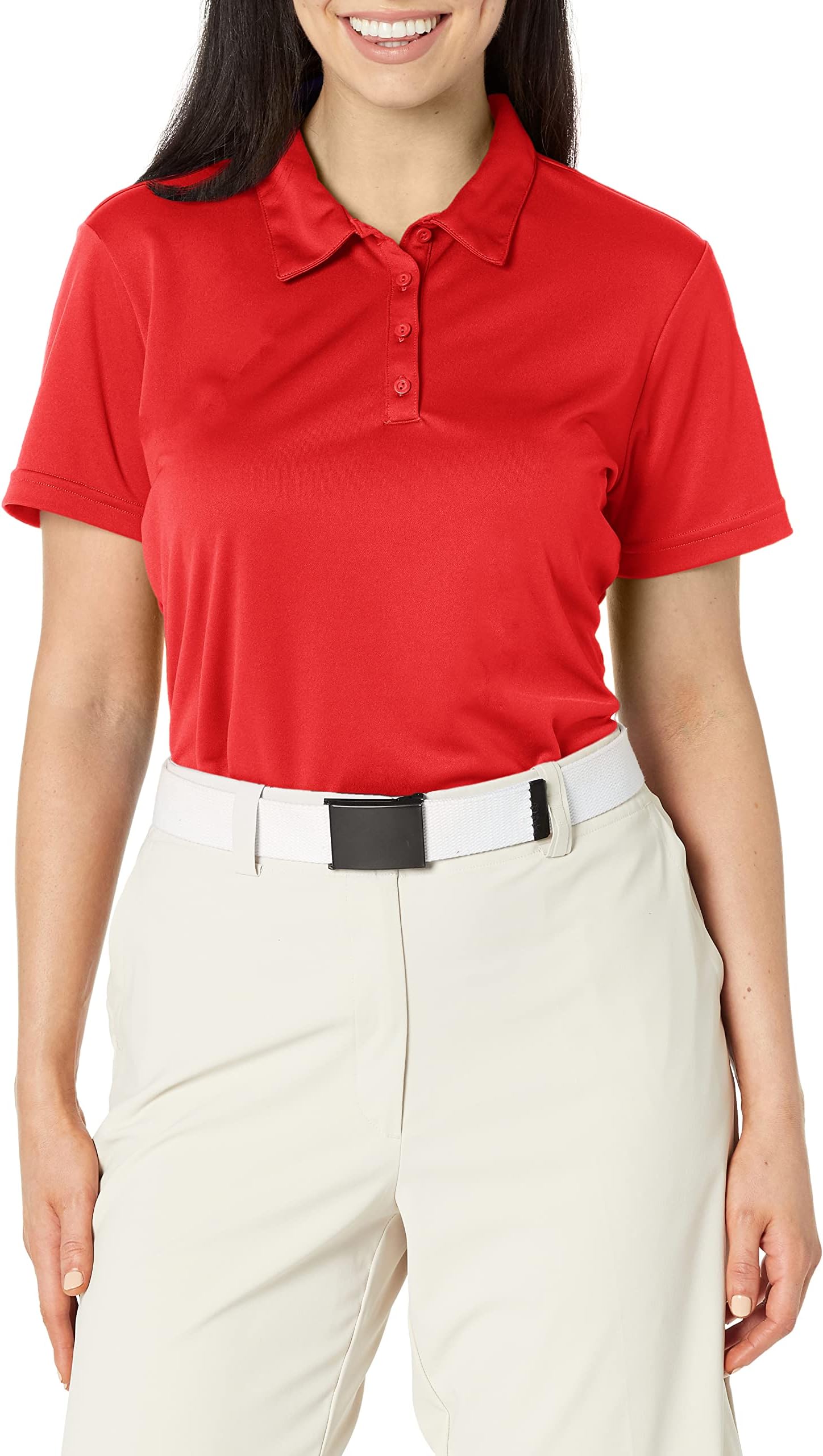 adidas golf shirts red