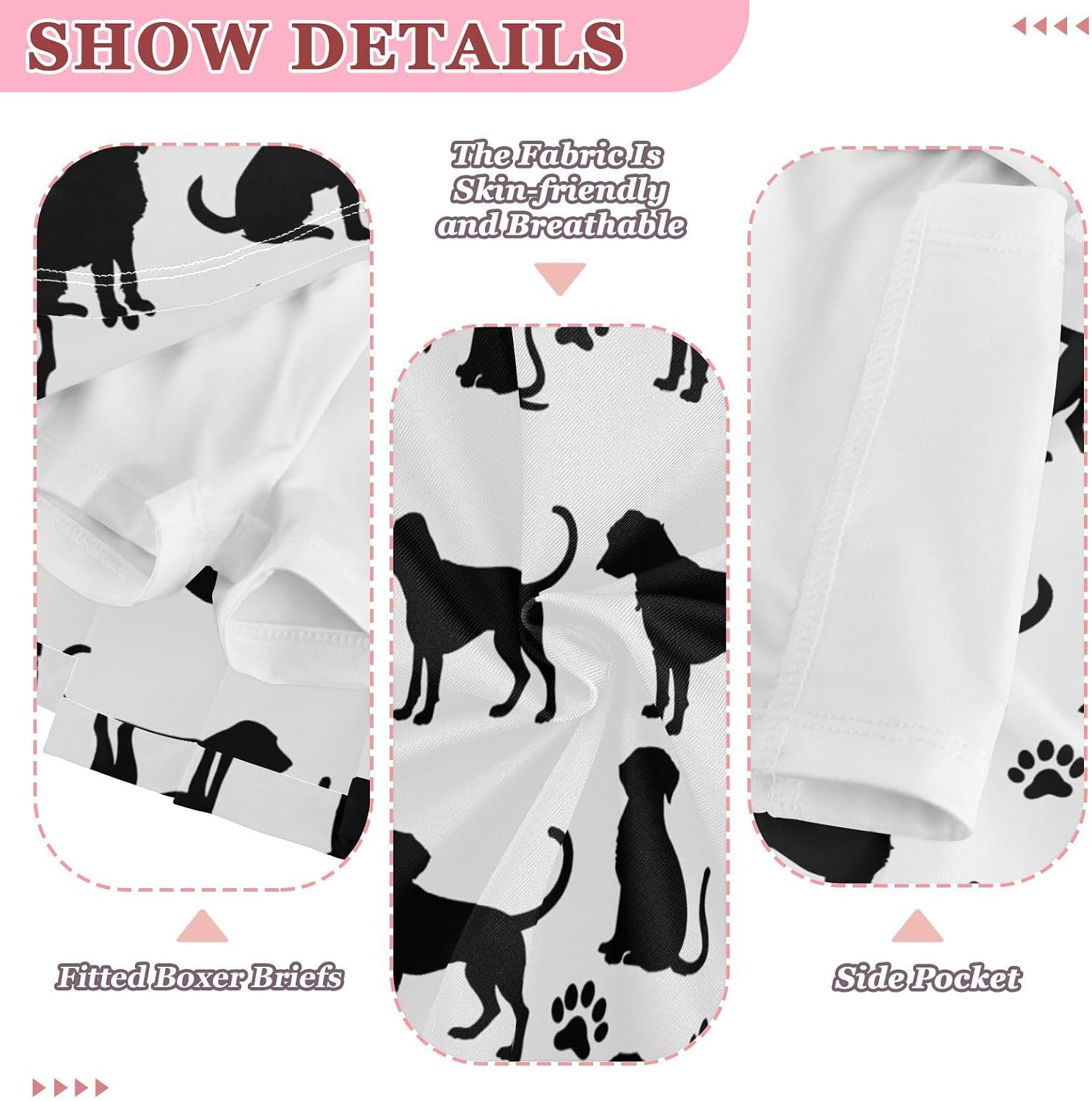 visesunny Golden Retriever Dog Girl's Golf Skirt Athletic Tennis Skort Sport Activewear with Double Layer Pockets