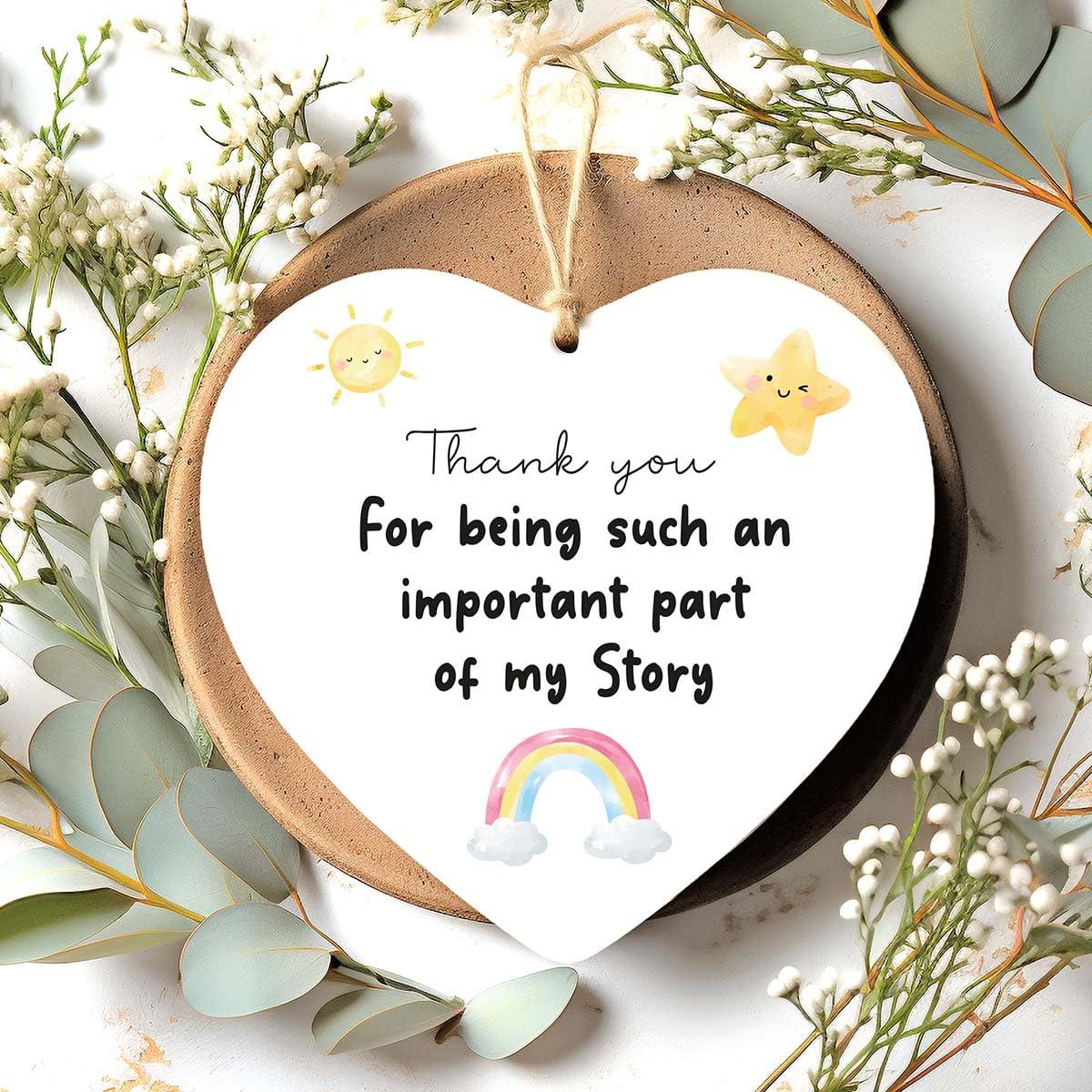 Colourbat Clear Acrylic Teacher Gift, Thank You For Being Part Of My Story, Thank You Teacher, Best Friend, Mentor, Tutor, Appreciation, End Of Term, School Leaver