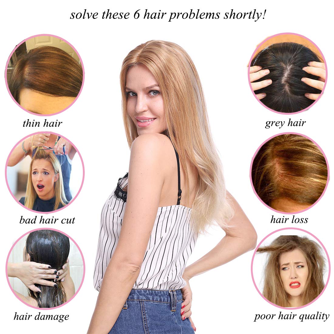 Extension Per Capelli A Clip Remeehi &ndash; Frangetta Laterale, 8 Pollici &ndash; Capelli Umani Veri (Remy)