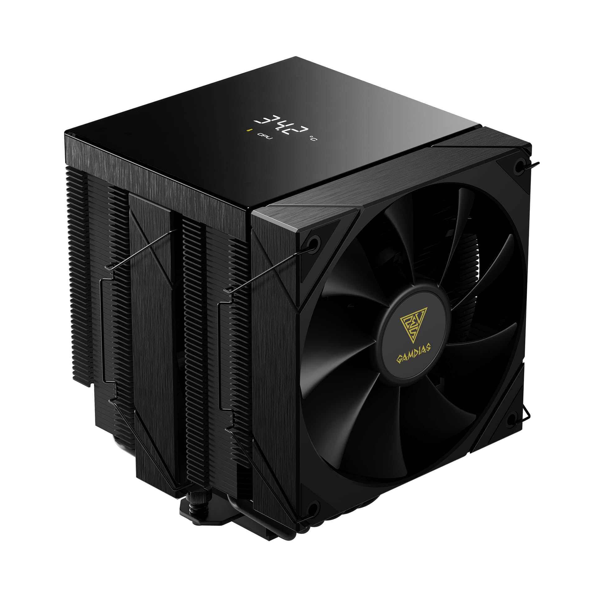 Air Cooler Gamdias Boreas P2-62D Preto com Display integrado Intel LGA 1851, 1700, 1151,