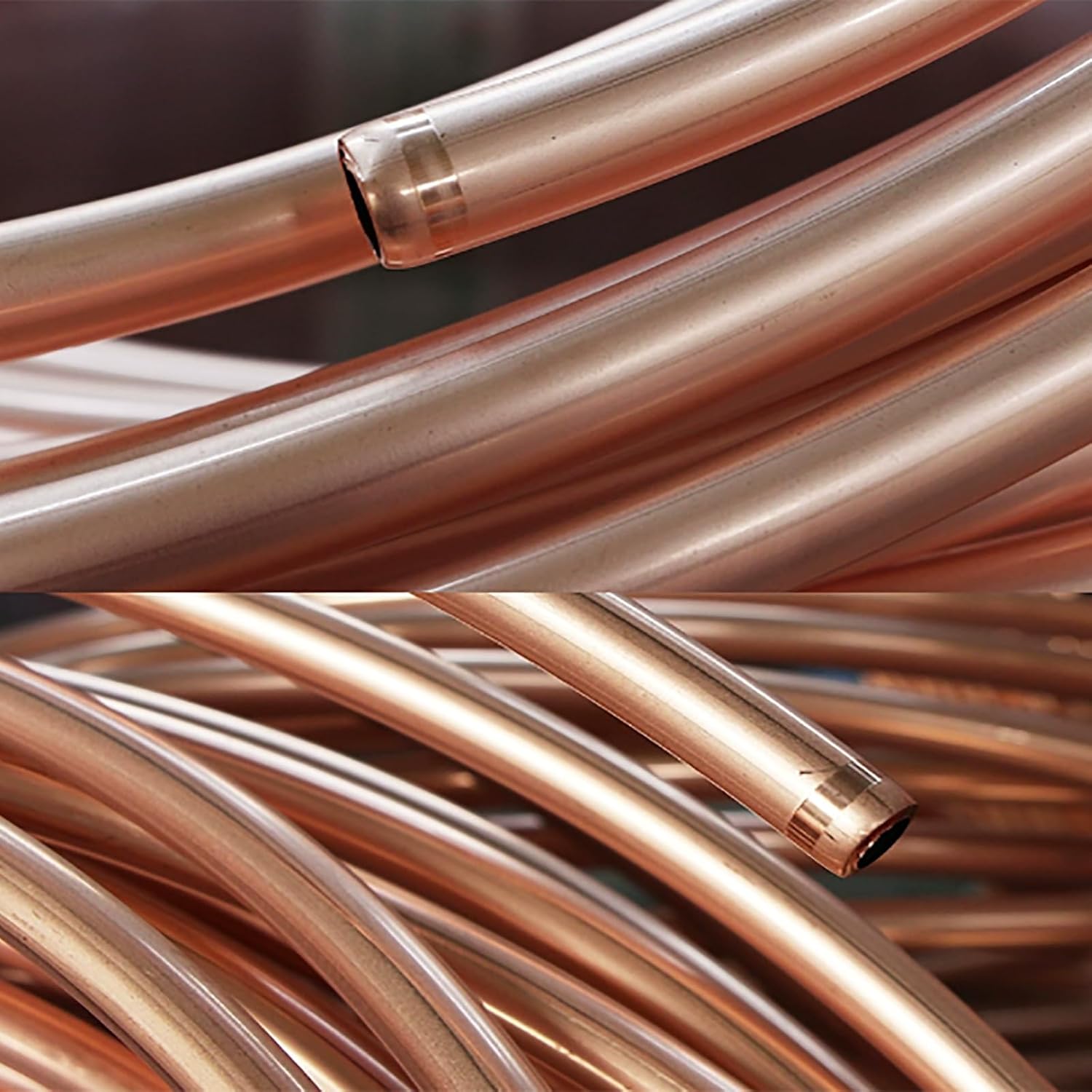 TIHONORI T2銅管の外の直径28mmの継ぎ目が無い柔らかいコイルの銅管、強い可塑性の純粋な銅管,28x1.2mm