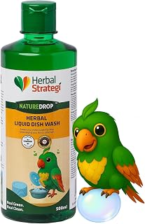 Herbal Strategi NatureDrop Dishwash Liquid - 500ml | Khanewala Clean - Safe around food | No Harsh Chemicals and No Toxic ... Price In India