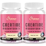 Creatine for Women | with Hydrolyzed Collagen, BCAA | 3g Creatine Chews for Women Booty Gain, Lean Muscles, Recovery & Energy, Vegan, Sugar Free Creatine, Powder Alternative, 60 Servings
