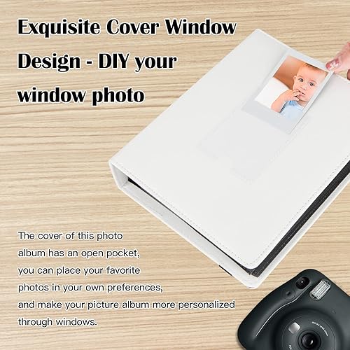 Miniatura 5 de Álbum de fotos de 288 bolsillos para Fujifilm Instax Mini 11 9 Evo Liplay 90 70 40 cámara instantánea, álbum de fotos de 2 x 3 pulgadas con cubierta