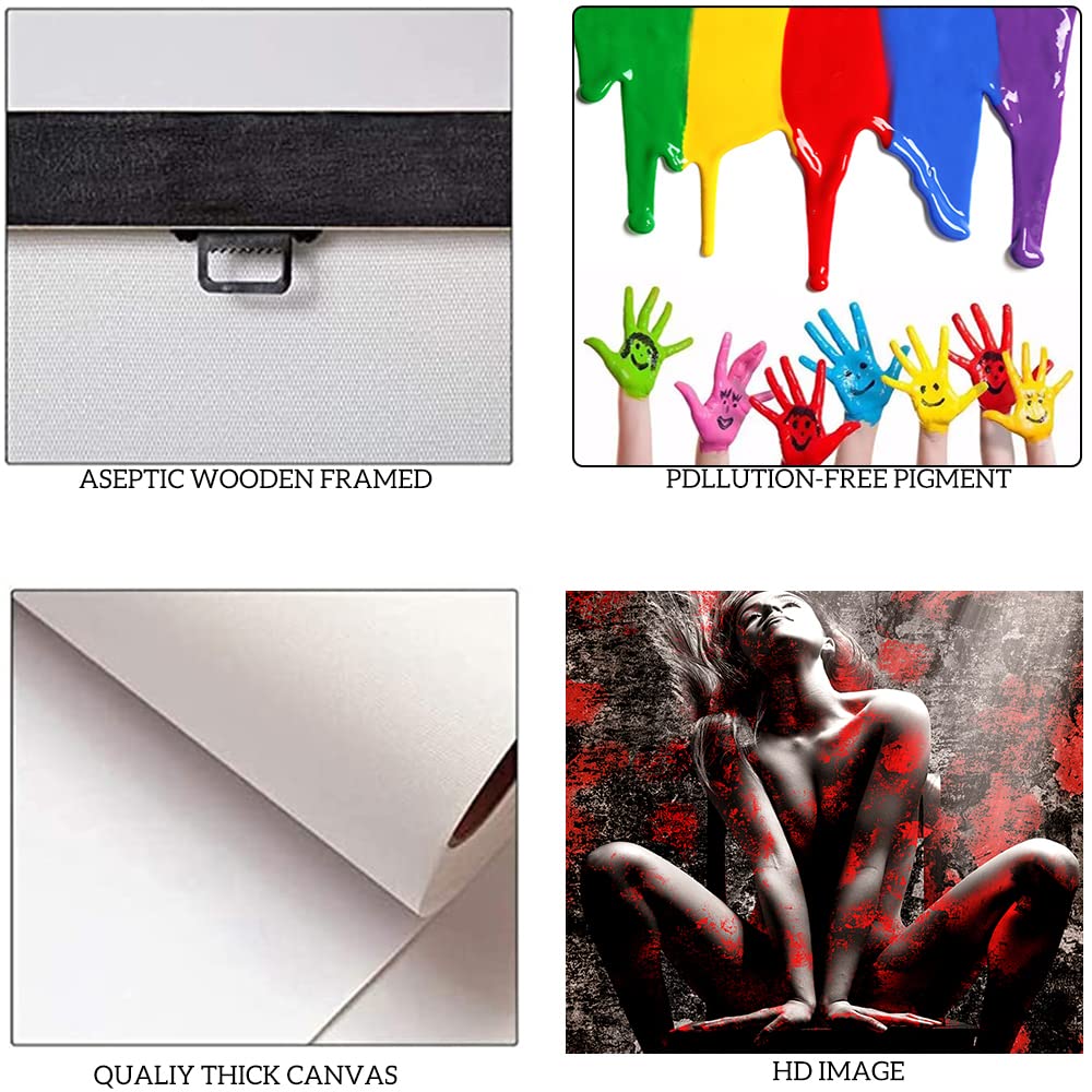 Amazon.co.jp: Yatsen Bridge グラフィティ レッド セクシー ヌード