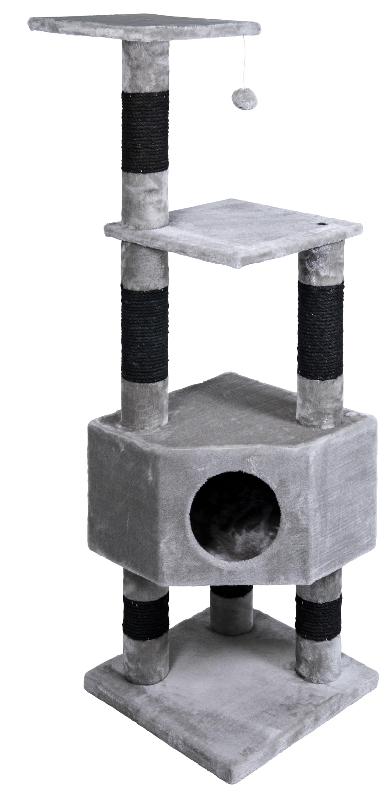 Griffoir moderne pour chat multifonctionnel avec plateformes de repos